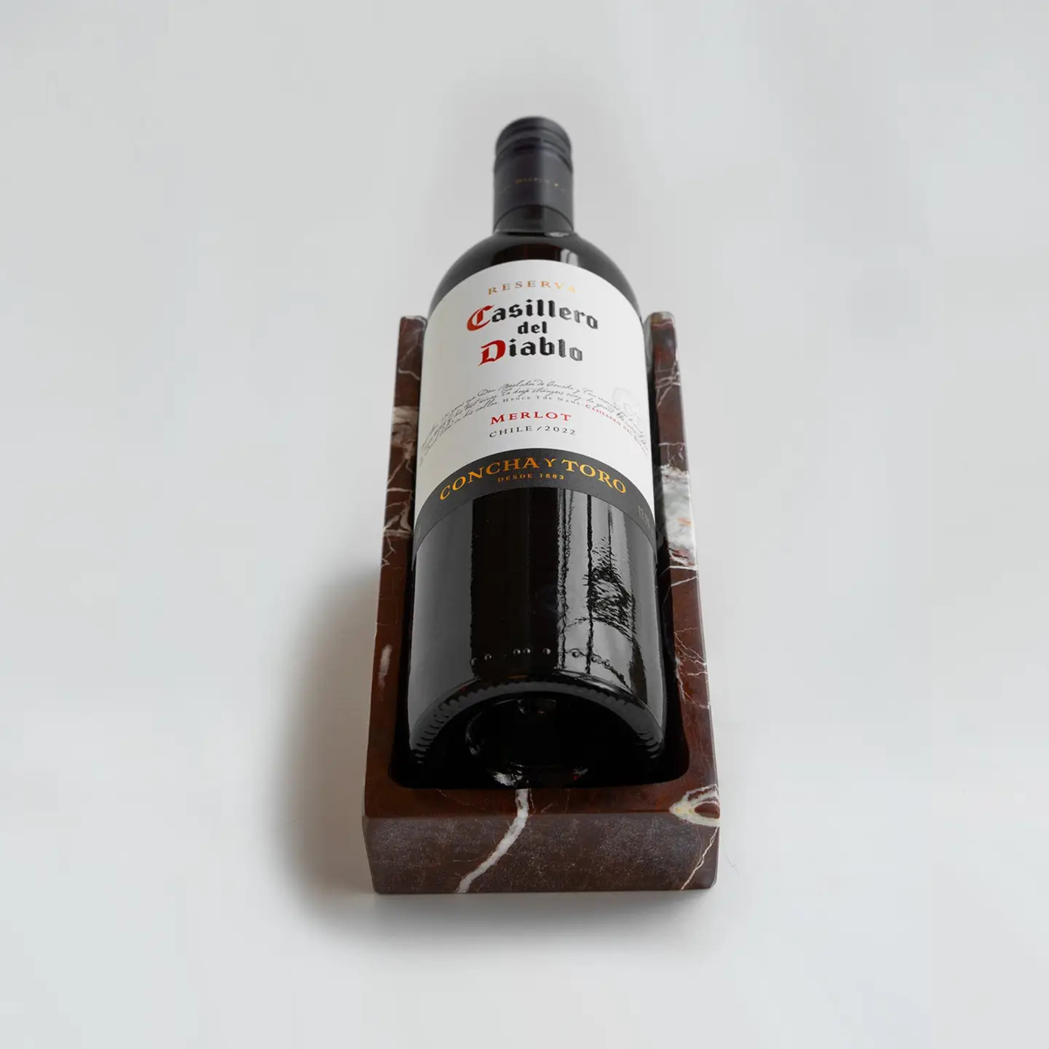 Weinflaschenhalter Travertin