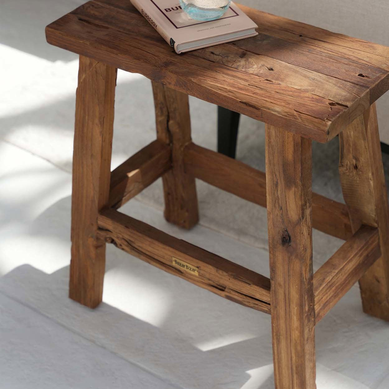 Teakholz Hocker Noma