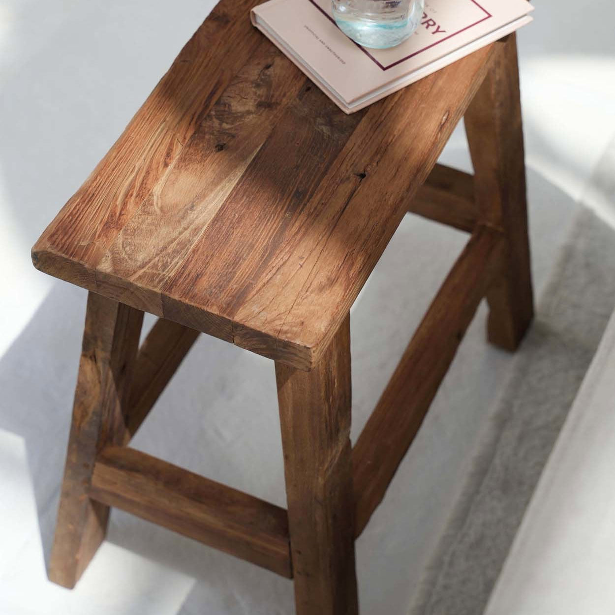 Teakholz Hocker Noma