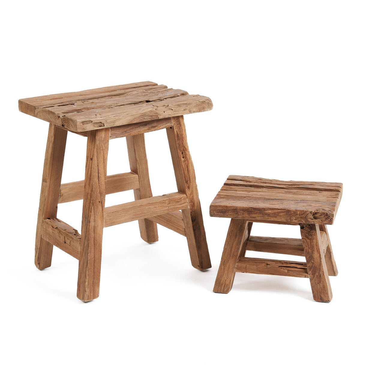 Teakholz Hocker Yaro I L