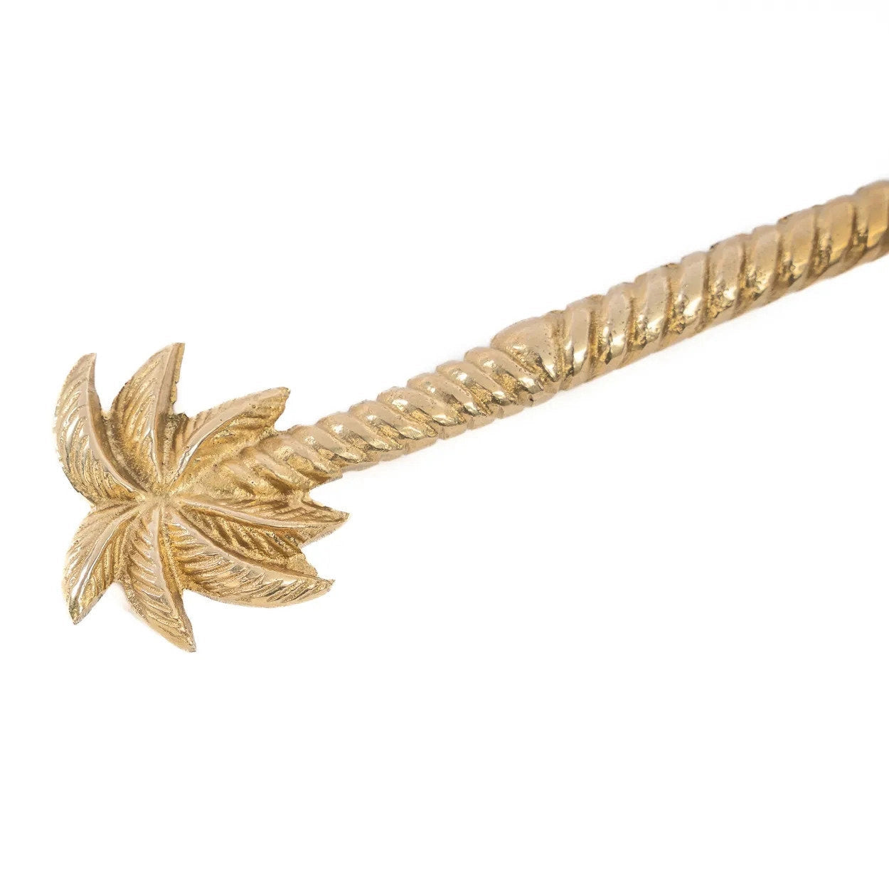 Salatlöffel aus Messing I Palme