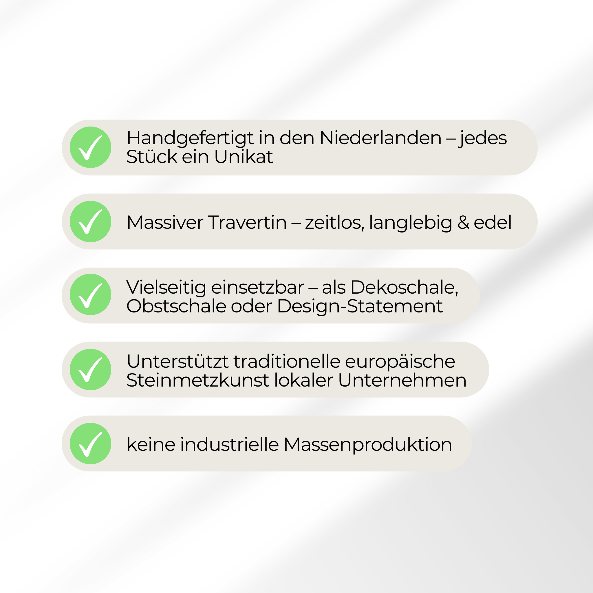 Große Travertin Schale